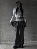 Lippy Collar Knit Cardigan