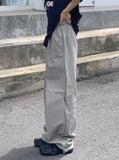 Mozni Baslock Nylon 2-Way Long Jogger Wide Pants
