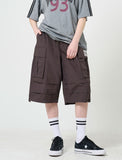 Nylon Parachute Cargo Bermuda Pants