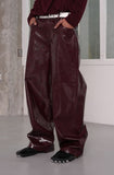 Patent leather pants