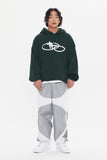 SHINING LOGO KNIT HOODIE