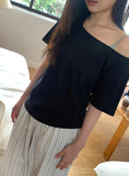 Yurimi One Off-Shoulder Loose Fit Tee