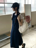 Paon Two-Pocket String Canvas Cotton Backpack