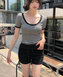 Week Banding Cotton Shorts