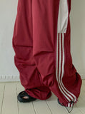 Buneddy Summer Nylon Track Wide Pants