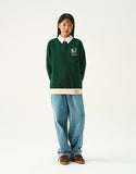 LUCKY CLOVER Color Matching Sweatshirt