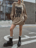 Leff printed oversized fit long sleeves