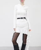 Cheona Unbalanced Hooded One Piece