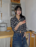 Mons Pocket Check Crop Shirt