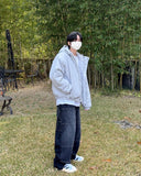 Double patch balloon jeans