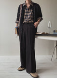 Met Bocashi Bellbottom Wide Slacks