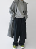 FLAP POCKET LONG COAT