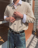 Bins Openwork Over Fit Cardigan