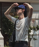 [LAN ARCHIVE] Side Shirring Short Sleeve T-Shirt
