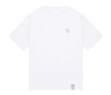 Small Pink Painting Bear Smile Short Sleeve Tee