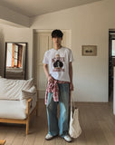 Bard Brush Washed Denim Pants