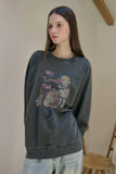 My Love Raglan Pigment Sweatshirt