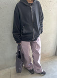 Silka Cotton Rivet Over Hood Zip-Up