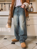 Rowe Washed Wide Denim Pants