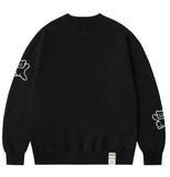 Multi Line Bear Smile Sweatshirt