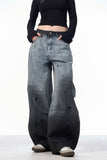 Dirty Spray Balloon Denim