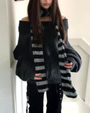 Dana Stripe Simple Muffler