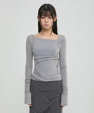 Layered Bustier Long Sleeve