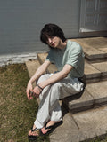Summer cooling round short sleeve t-shirt