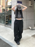 Nylon Crop Hood Vest