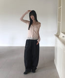 [SET] Bento Basic See-Through Sleeveless Cardigan Set