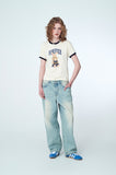 Forevery CROP Ringer Tee