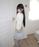 Leond Frill Mini Skirt