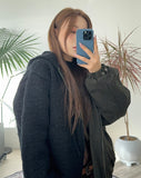 Neel Heavy Knit Hooded Jumper
