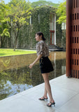 Lindian Flower Chiffon Blouse