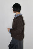 NETTED HOOD KNIT