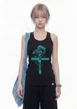 SAINT Solid Mango Sleeveless