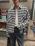 Yuki Check Crop Shirt
