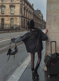 Eike printed balloon hoodie