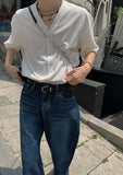 Hip snap Wide Denim
