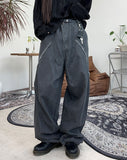 Cabello cutting line denim pants