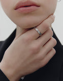 [Premium Plating] Precise AB(W) Stone Line Ring