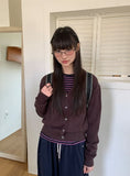 Kutanne V-neck Crop Knit Cardigan