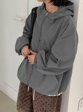 [unisex] Alvin Two-Way Hood Windbreaker