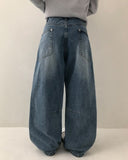 Leanne Low Curved Denim Pants