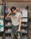 Tokyo Print Crop Short Sleeve T-shirt