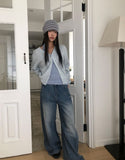 Hunin Basic V-Neck Knit Cardigan
