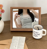 Layered Lettering See-through Short Sleeve T-shirt