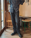 Cheek Black Washing Bootcut Denim