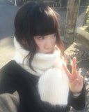 Posom Bokashi Knit Wool Muffler