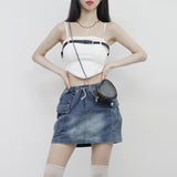 Ferran Pintuck Sleeveless (belt Set)